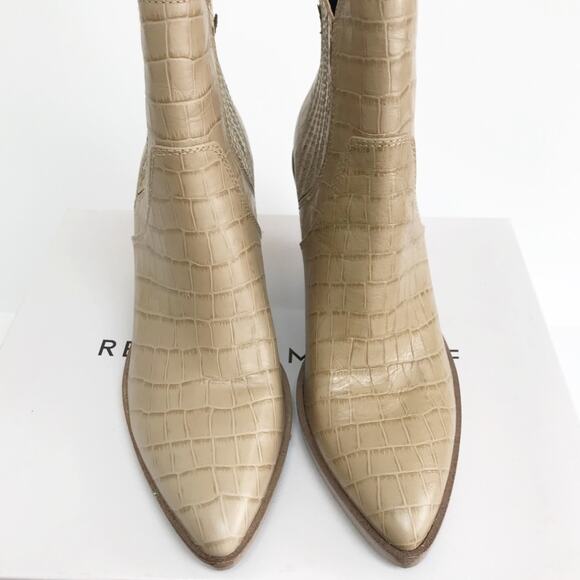 Rebecca Minkoff Sabana Croc Leather Boots - Picture 4 of 7